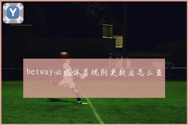 betway必威体育规则更新后怎么查